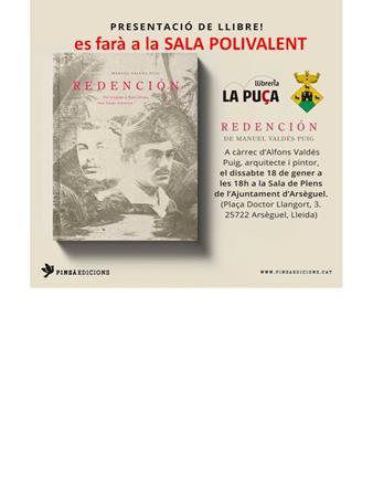Presentació del llibre REDENCIÓN de MANUEL VALDÉS PUIG | Llibreria La Puça | Llibreria online d'Arsèguel - Comprar llibres en català online - Llibres Andorra i Pirineu