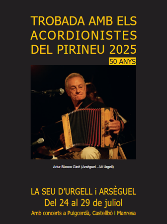 TROBADA AMB ELS ACORDIONISTES DEL PIRINEU. 2025 | Llibreria La Puça | Llibreria online d'Arsèguel - Comprar llibres en català online - Llibres Andorra i Pirineu
