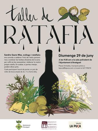 TALLER DE RATAFIA | Presentacions i actes - Llibreria La Puça | Llibreria online d'Arsèguel - Comprar llibres en català online - Llibres Andorra i Pirineu