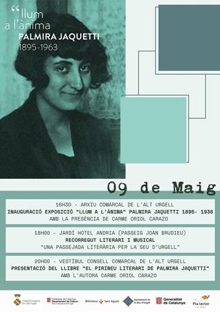 Llum a l'ànima. PALMIRA JAQUETTI 1895-1983 | Presentacions i actes - Llibreria La Puça | Llibreria online d'Arsèguel - Comprar llibres en català online - Llibres Andorra i Pirineu