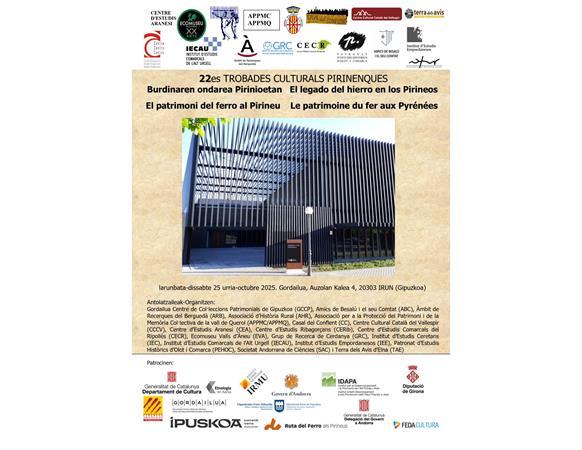 22 es Trobades Culturals Pirinenques. EL PATRIMONI DEL FERRO AL PIRINEU | Llibreria La Puça | Llibreria online d'Arsèguel - Comprar llibres en català online - Llibres Andorra i Pirineu