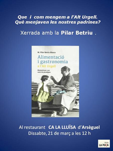 Que i com mengem  a l'Alt Urgell. QUÈ MENJAVEN LES NOSTRES PADRINES? | Llibreria La Puça | Llibreria online d'Arsèguel - Comprar llibres en català online - Llibres Andorra i Pirineu