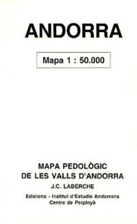 MAPA PEDOLOGIC DE LES VALLS D'ANDORRA | p50 | LABERCHE | Llibreria La Puça | Llibreria online d'Arsèguel - Comprar llibres en català online - Llibres Andorra i Pirineu