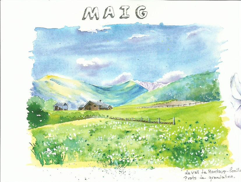 DIARI DE LA NATURA. MAIG. TRÍPTIC AQUAREL·LA | AQUAMAIG | ORTEGA, ELISENDA | Llibreria La Puça | Llibreria online d'Arsèguel - Comprar llibres en català online - Llibres Andorra i Pirineu