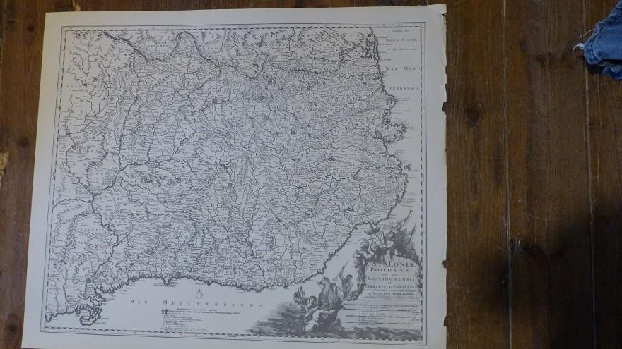 CATALONIAE PRINCIPATUS. MAPA DE CATALUNYA DE L'ANY 1680 | capri | VISSER, NICOLAU | Llibreria La Puça | Llibreria online d'Arsèguel - Comprar llibres en català online - Llibres Andorra i Pirineu