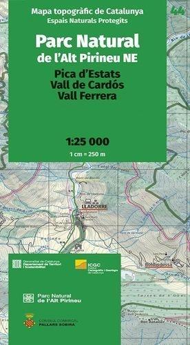 MAPA PARC NATURAL DE L'ALT PIRINEU NE 1:25.000 | 9788418199998 | Llibreria La Puça | Llibreria online d'Arsèguel - Comprar llibres en català online - Llibres Andorra i Pirineu