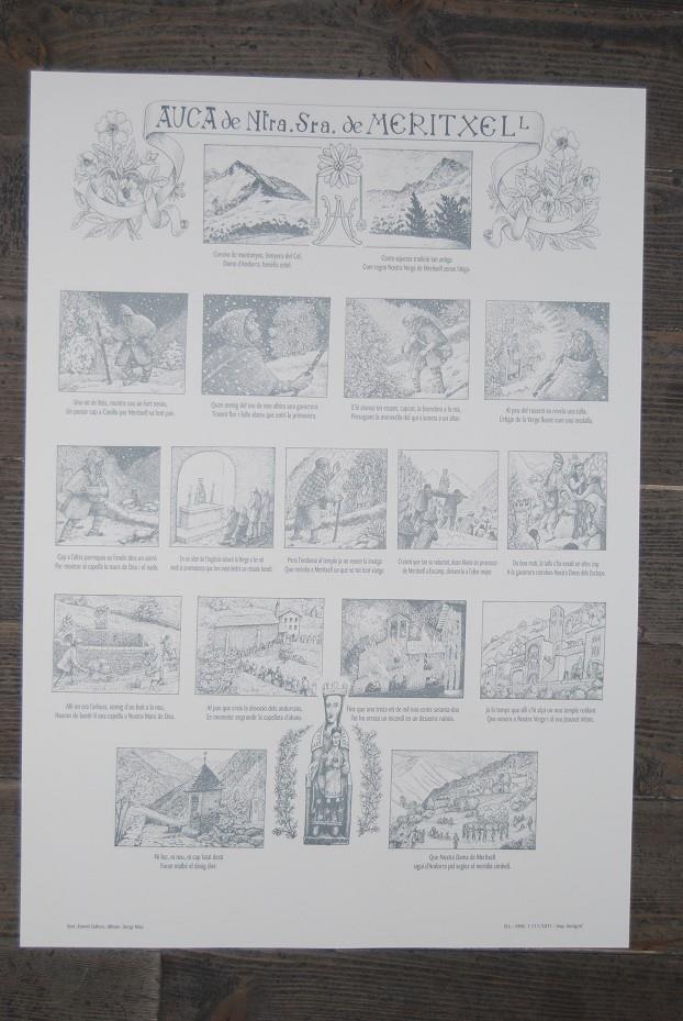 AUCA DE NOSTRA SENYORA DE MERITXELL | 11112011 | MAS, SERGI (DIBUIX) GALVEZ, DAVID (TEXT) | Llibreria La Puça | Llibreria online d'Arsèguel - Comprar llibres en català online - Llibres Andorra i Pirineu