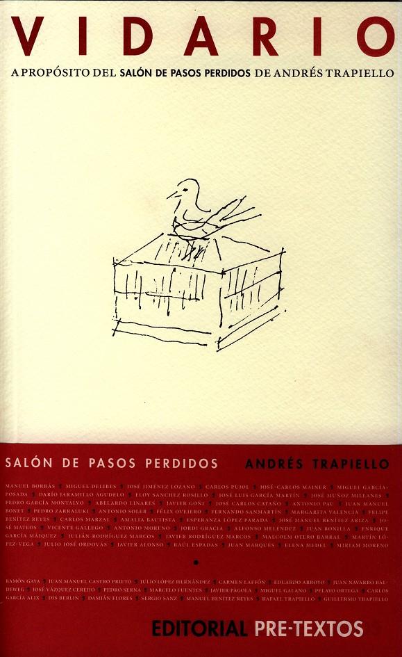 VIDARIO.A PROPOSITO DEL SALON DE PASOS PERDIDOS DE A.TRAPIE | 9788481919936 | VARIOS AUTORES | Llibreria La Puça | Llibreria online d'Arsèguel - Comprar llibres en català online - Llibres Andorra i Pirineu