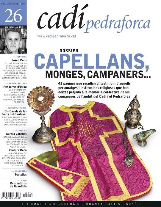 CADIPEDRAFORCA 26. CAPELLANS, MONGES, CAMPANERS | cadipedraforca26 | Llibreria La Puça | Llibreria online d'Arsèguel - Comprar llibres en català online - Llibres Andorra i Pirineu