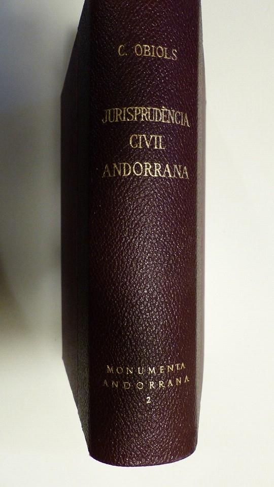 JURISPRUDENCIA CIVIL ANDORRANA | ma2 | OBIOLS,C. | Llibreria La Puça | Llibreria online d'Arsèguel - Comprar llibres en català online - Llibres Andorra i Pirineu