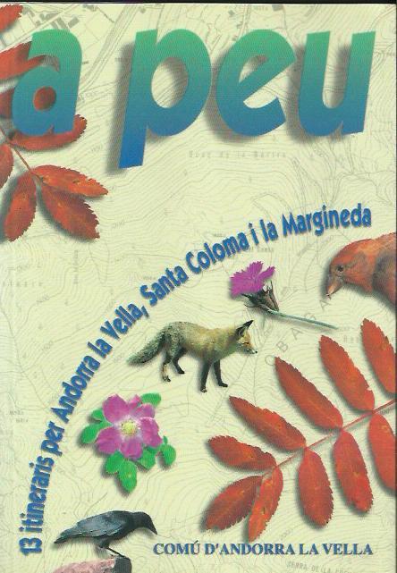 A PEU. 13 ITINERARIS PER ANDORRA LA VELLA, SANTA COLOMA I LA MARGINEDA | 9789992000977 | DALMAU AUSÀS, JORDI | Llibreria La Puça | Llibreria online d'Arsèguel - Comprar llibres en català online - Llibres Andorra i Pirineu