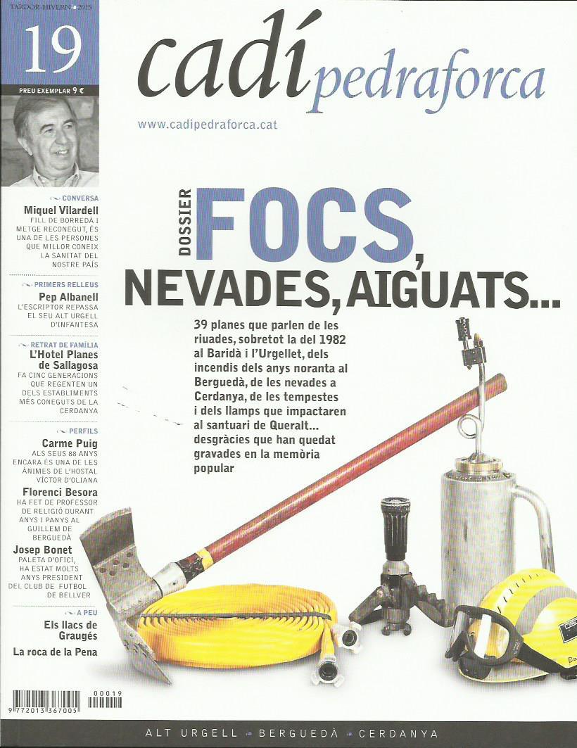 CADIPEDRAFORCA 19. FOCS, NEVADES, AIGUATS, ... | cadipedraforca19 | Llibreria La Puça | Llibreria online d'Arsèguel - Comprar llibres en català online - Llibres Andorra i Pirineu