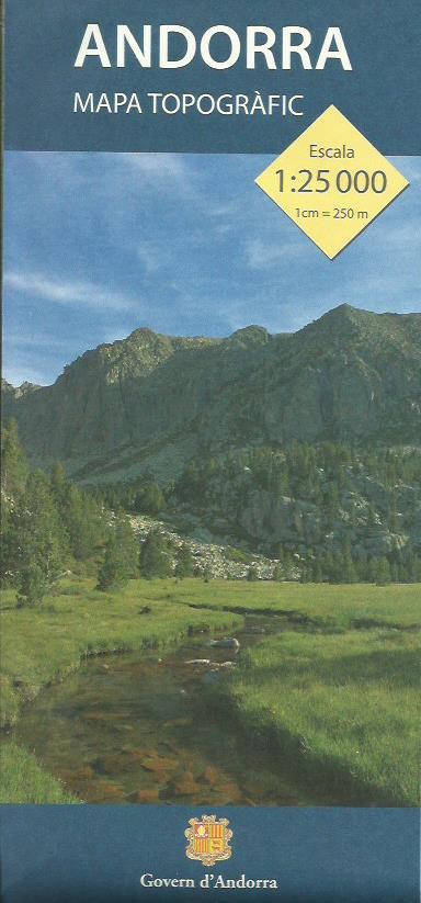 MAPA D'ANDORRA 1:25.000 | 9789992006634 | VV.AA. | Llibreria La Puça | Llibreria online d'Arsèguel - Comprar llibres en català online - Llibres Andorra i Pirineu