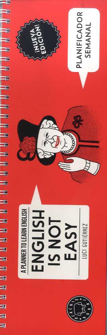 PLANIFICADOR SEMANAL ENGLISH IS NOT EASY | 9788417059279 | Llibreria La Puça | Llibreria online d'Arsèguel - Comprar llibres en català online - Llibres Andorra i Pirineu
