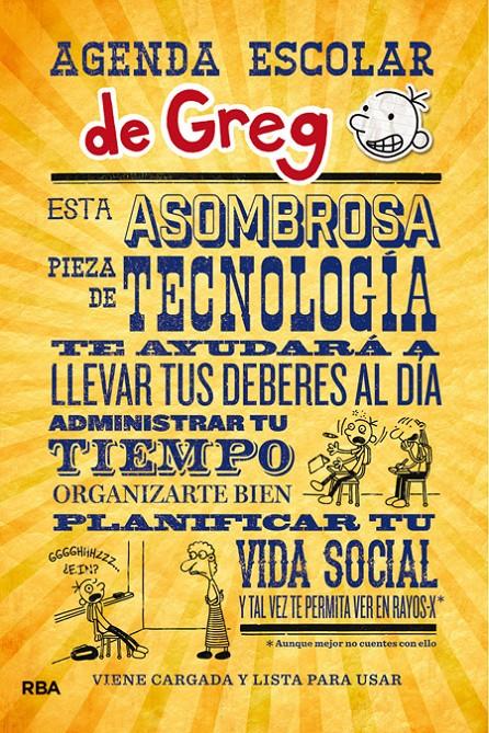 AGENDA ESCOLAR DE GREG | 9788427205314 | KINNEY , JEFF | Llibreria La Puça | Llibreria online d'Arsèguel - Comprar llibres en català online - Llibres Andorra i Pirineu