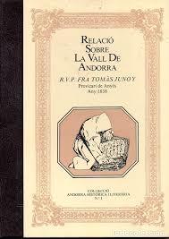 RELACIO SOBRE LA VALL DE ANDORRA. FACSÍMIL DE 1838 | ahl1 | JUNOY, FRA TOMÀS | Llibreria La Puça | Llibreria online d'Arsèguel - Comprar llibres en català online - Llibres Andorra i Pirineu