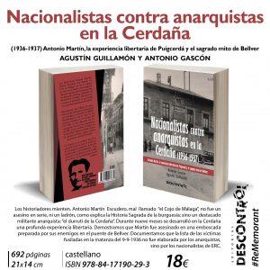 NACIONALISTAS CONTRA ANARQUISTAS EN LA CERDAÑA (1936-1937) | 9788417190293 | GASCÓN, ANTONIO - GUILLAMÓN, AGUSTÍN | Llibreria La Puça | Llibreria online d'Arsèguel - Comprar llibres en català online - Llibres Andorra i Pirineu
