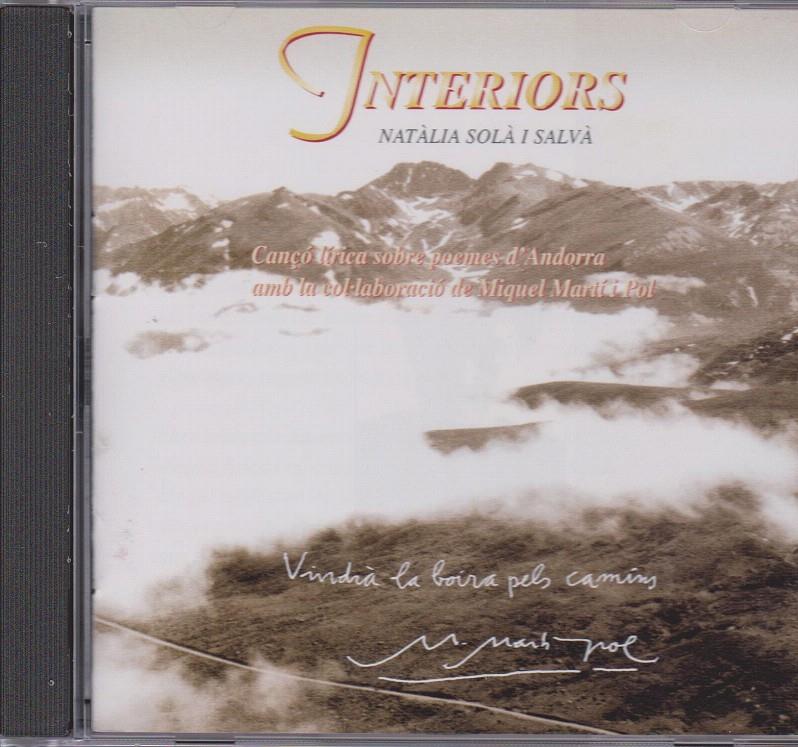 INTERIORS.CANÇO LIRICA SOBRE POEMES D'ANDORRA | 4136501 | SOLA I SALVA,NATALIA | Llibreria La Puça | Llibreria online d'Arsèguel - Comprar llibres en català online - Llibres Andorra i Pirineu