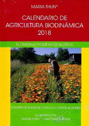 CALENDARIO DE AGRICULTURA BIODINAMICA 2018 | 9788492843770 | THUN, MARIA | Llibreria La Puça | Llibreria online d'Arsèguel - Comprar llibres en català online - Llibres Andorra i Pirineu