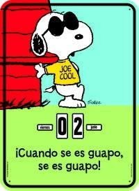 CALENDARIO SNOOPY CUANDO SE ES GUAPO SE ES GUAPO | 9788868214289 | Llibreria La Puça | Llibreria online d'Arsèguel - Comprar llibres en català online - Llibres Andorra i Pirineu