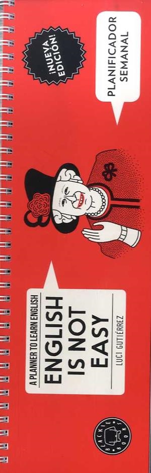 PLANIFICADOR SEMANAL ENGLISH IS NOT EASY | 9788417059279 | Llibreria La Puça | Llibreria online d'Arsèguel - Comprar llibres en català online - Llibres Andorra i Pirineu