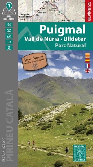 PUIGMAL. VALL DE NÚRIA, ULL DE TER. MAPA | 9788470111570 | Llibreria La Puça | Llibreria online d'Arsèguel - Comprar llibres en català online - Llibres Andorra i Pirineu