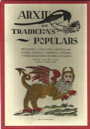 ARXIU DE TRADICIONS POPULARS | 9788476511398 | SERRA I BOLDÚ, VALERI | Llibreria La Puça | Llibreria online d'Arsèguel - Comprar llibres en català online - Llibres Andorra i Pirineu