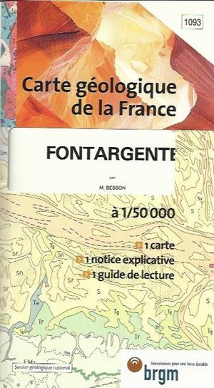 FONTARGENTE. CARTE GEOLOGIQUE DE LA FRANCE | 9782715920934 | Llibreria La Puça | Llibreria online d'Arsèguel - Comprar llibres en català online - Llibres Andorra i Pirineu