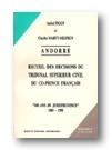 RECUEIL DES DECISIONS DU TRIBUNAL SUP. CIVIL DU CO-PRINE FRANÇAIS VOLUME 2 | re2 | PIGOT, ANDRE | Llibreria La Puça | Llibreria online d'Arsèguel - Comprar llibres en català online - Llibres Andorra i Pirineu