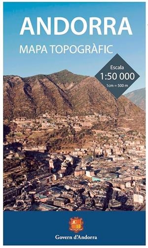 MAPA D'ANDORRA 1:50.000 | 9789992008898 | VV.AA. | Llibreria La Puça | Llibreria online d'Arsèguel - Comprar llibres en català online - Llibres Andorra i Pirineu