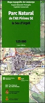 MAPA PARC NATURAL DE L'ALT PIRINEU SE. LA SEU D'URGELL. 1:25.000 | 9788418199967 | Llibreria La Puça | Llibreria online d'Arsèguel - Comprar llibres en català online - Llibres Andorra i Pirineu