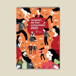 RECEPTARI DEL BON CONSUMIDOR 2025  CALENDARI | 9788418530159 | Llibreria La Puça | Llibreria online d'Arsèguel - Comprar llibres en català online - Llibres Andorra i Pirineu