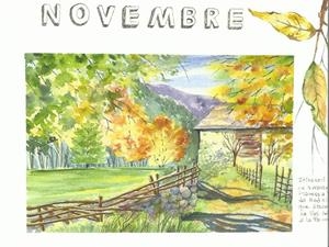 DIARI DE LA NATURA. NOVEMBRE. TRÍPTIC AQUAREL·LA | AQUANOVEMBRE | ORTEGA, ELISENDA | Llibreria La Puça | Llibreria online d'Arsèguel - Comprar llibres en català online - Llibres Andorra i Pirineu