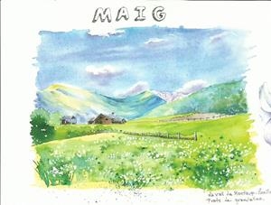 DIARI DE LA NATURA. MAIG. TRÍPTIC AQUAREL·LA | AQUAMAIG | ORTEGA, ELISENDA | Llibreria La Puça | Llibreria online d'Arsèguel - Comprar llibres en català online - Llibres Andorra i Pirineu