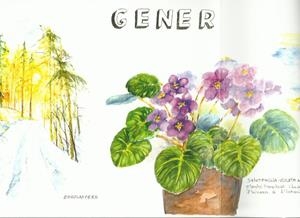DIARI DE LA NATURA. GENER. TRÍPTIC AQUAREL·LA | AQUAGENER | ORTEGA, ELISENDA | Llibreria La Puça | Llibreria online d'Arsèguel - Comprar llibres en català online - Llibres Andorra i Pirineu